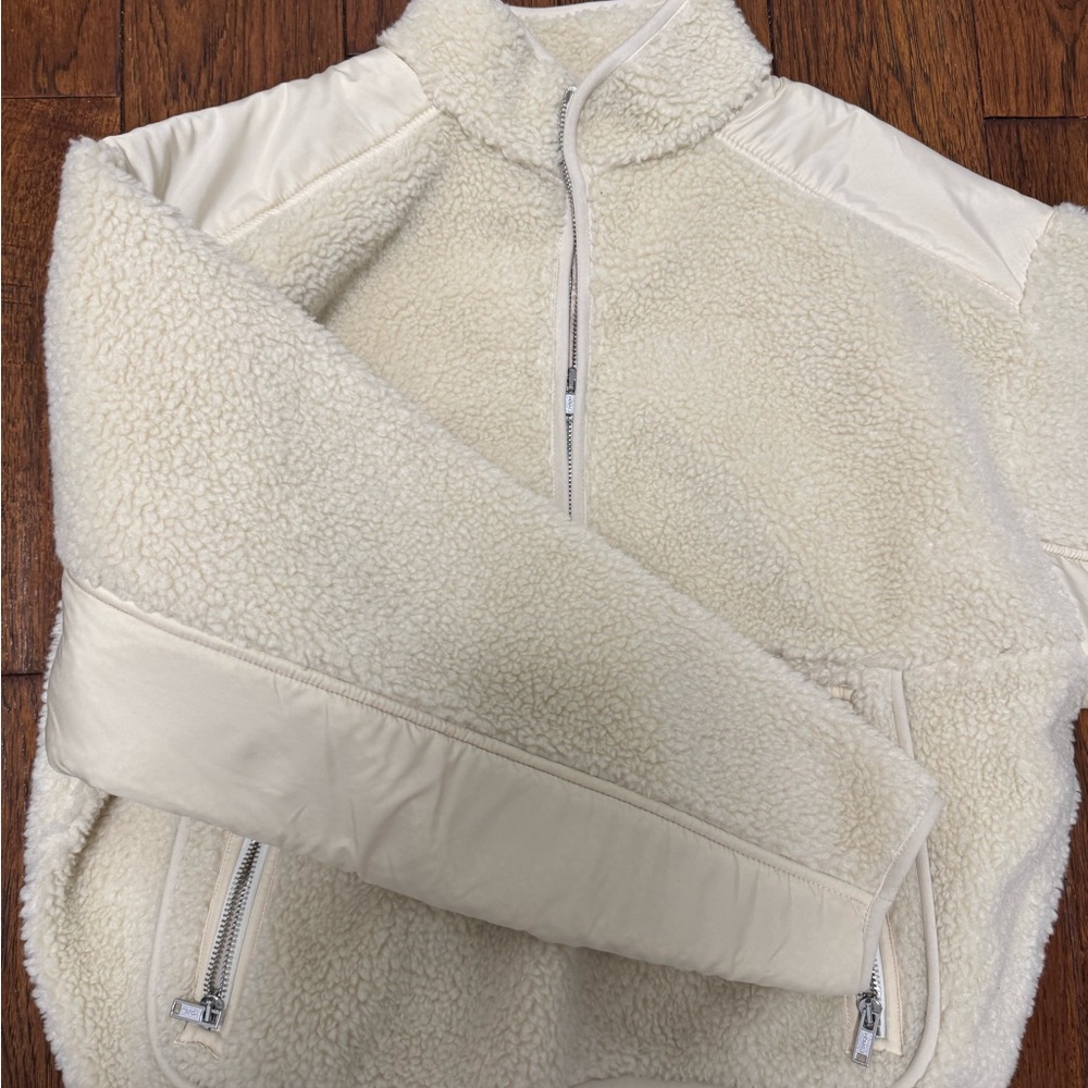 Madewell Ivory Sherpa Jacket